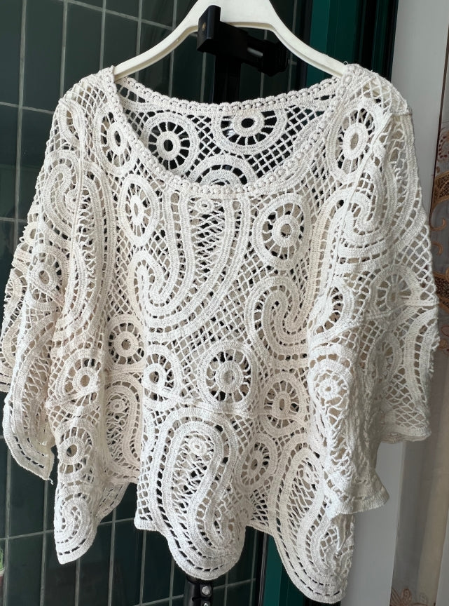 Crochet Hollowed Out Top