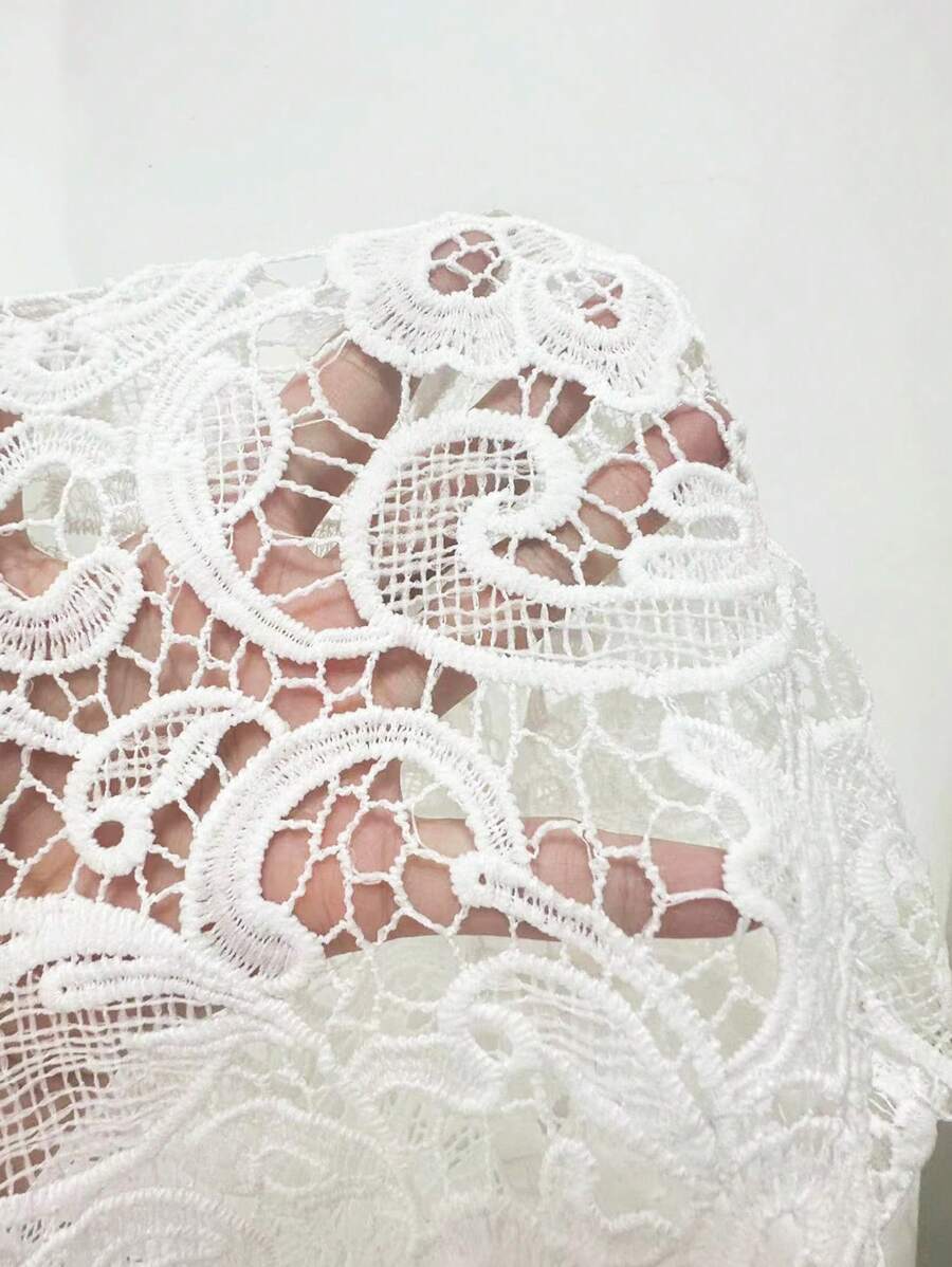 Lace Round Neck Blouse