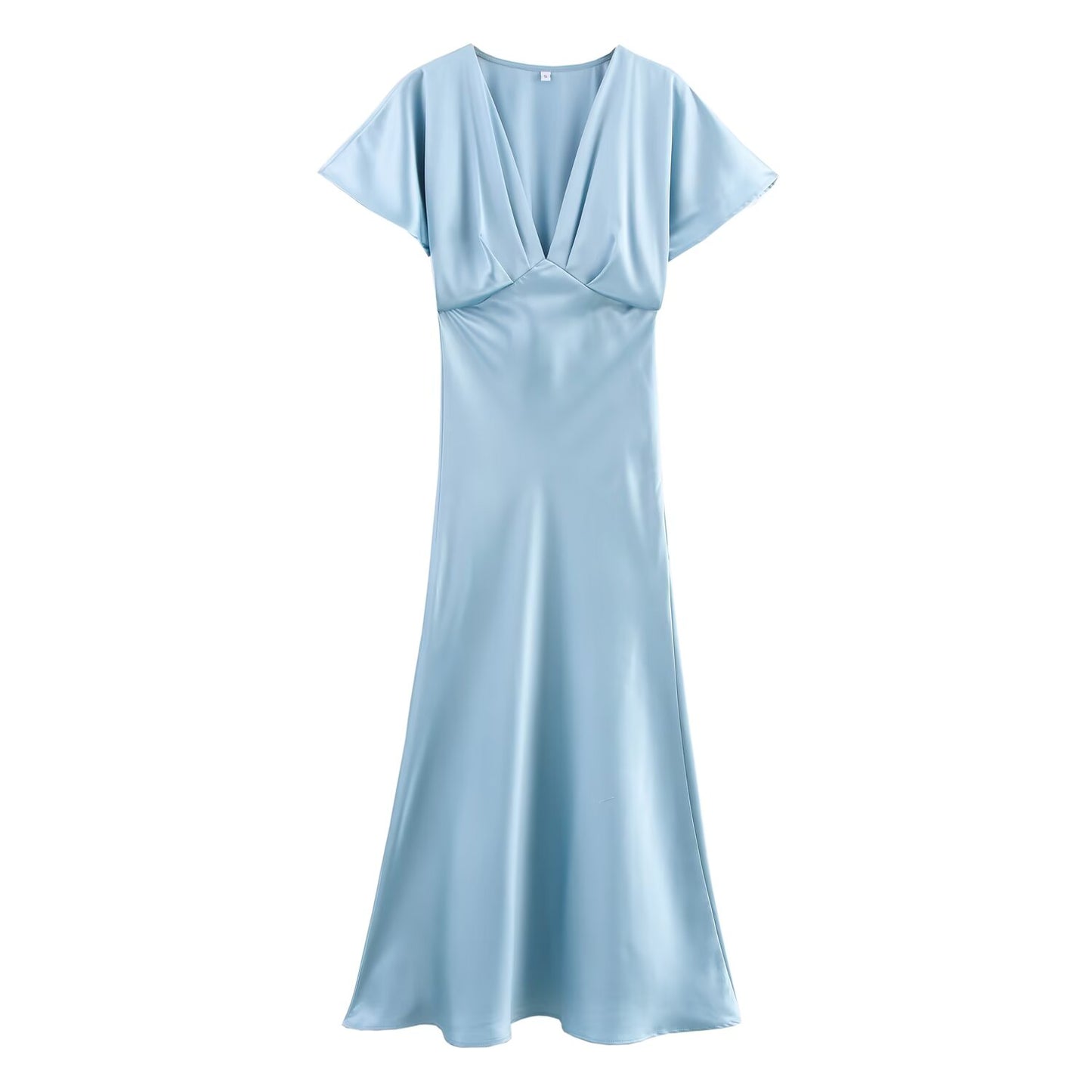 Silk Satin Midi Dress
