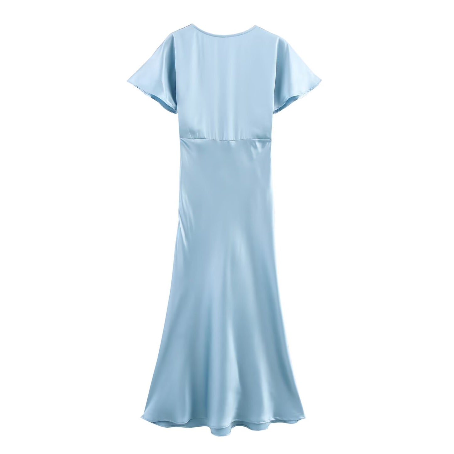 Silk Satin Midi Dress