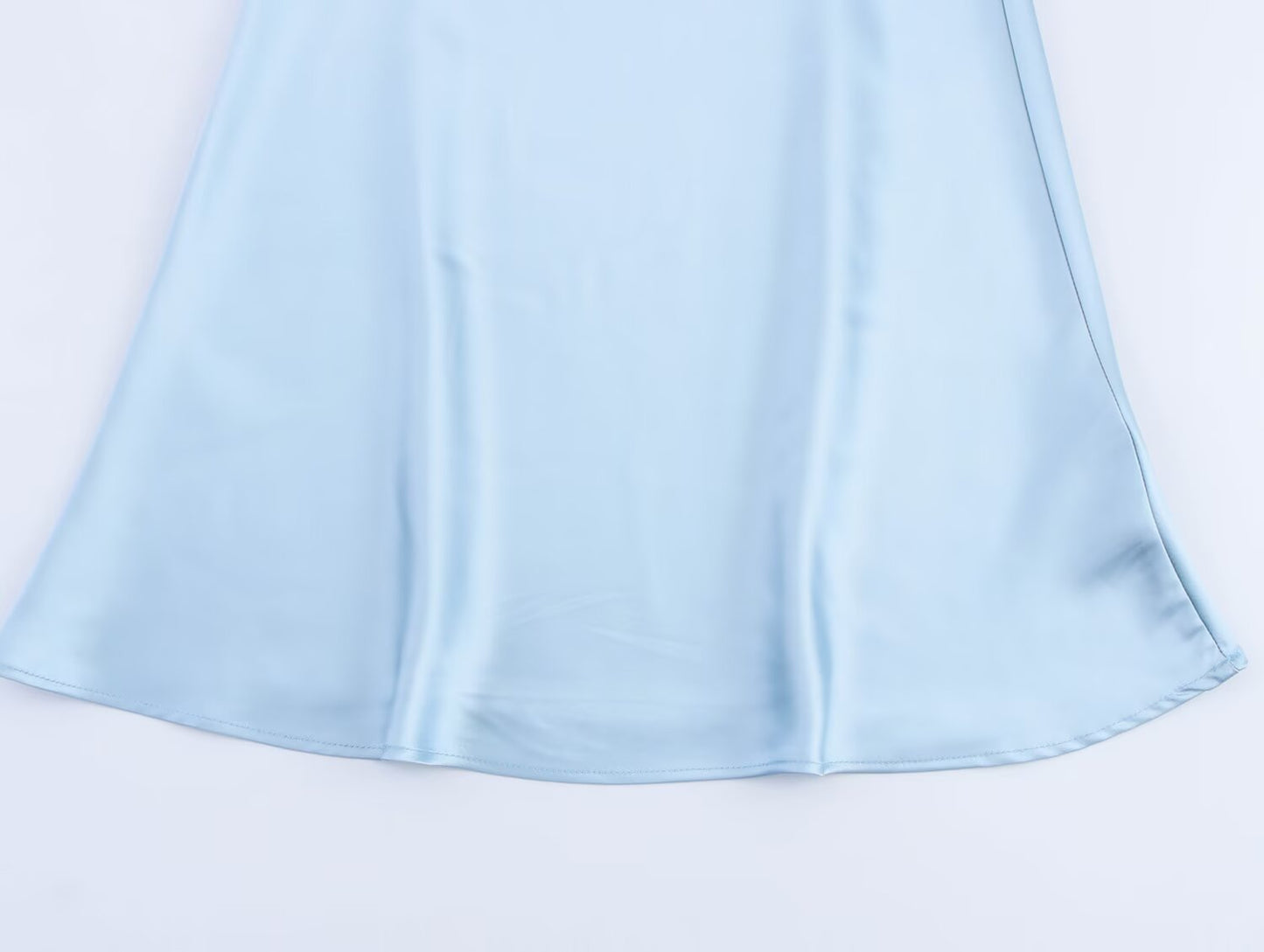 Silk Satin Midi Dress