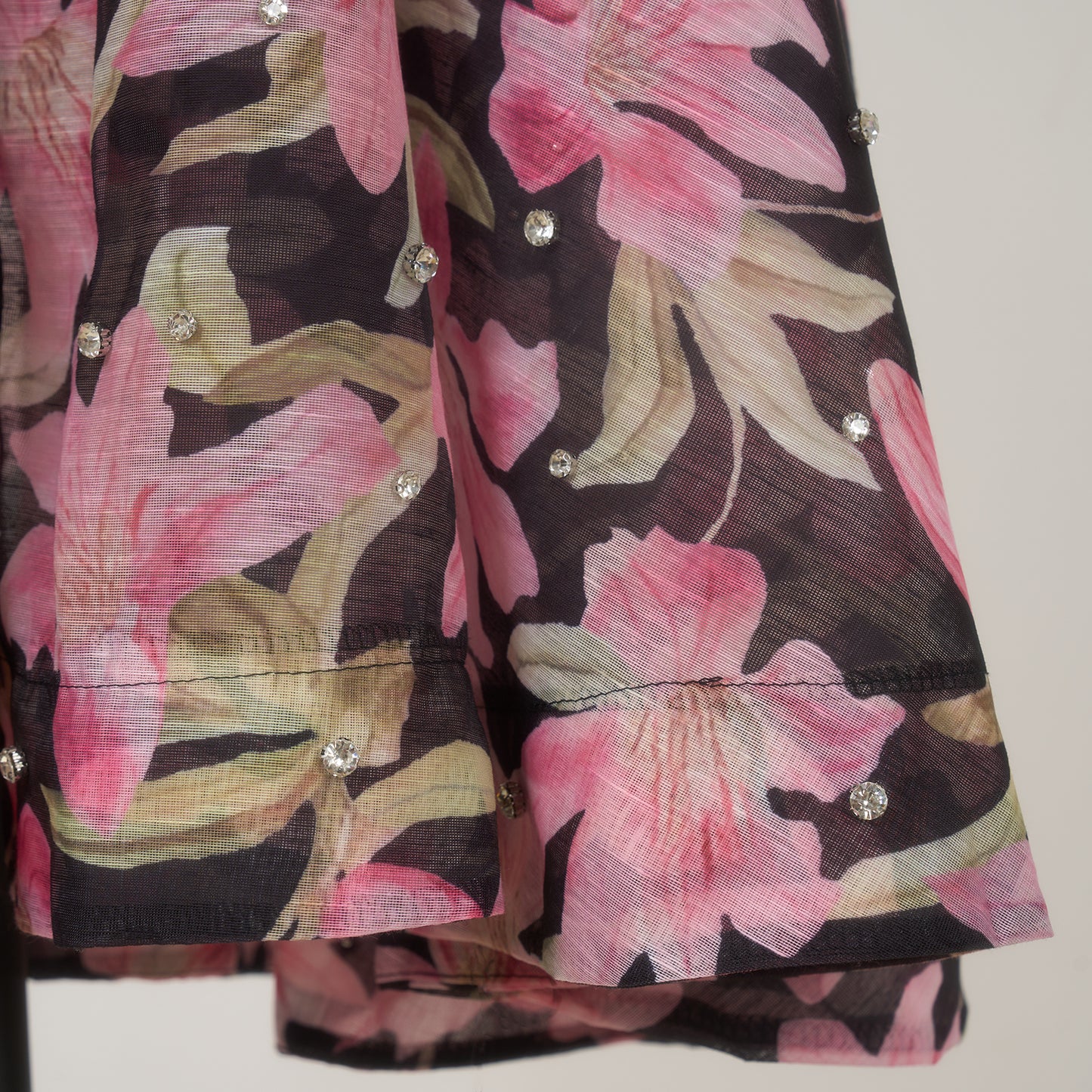 Floral Short Sleeved Midi Dress