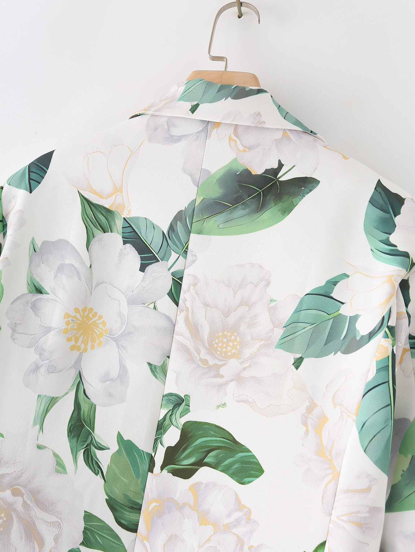 Loose Floral Printed Blazer