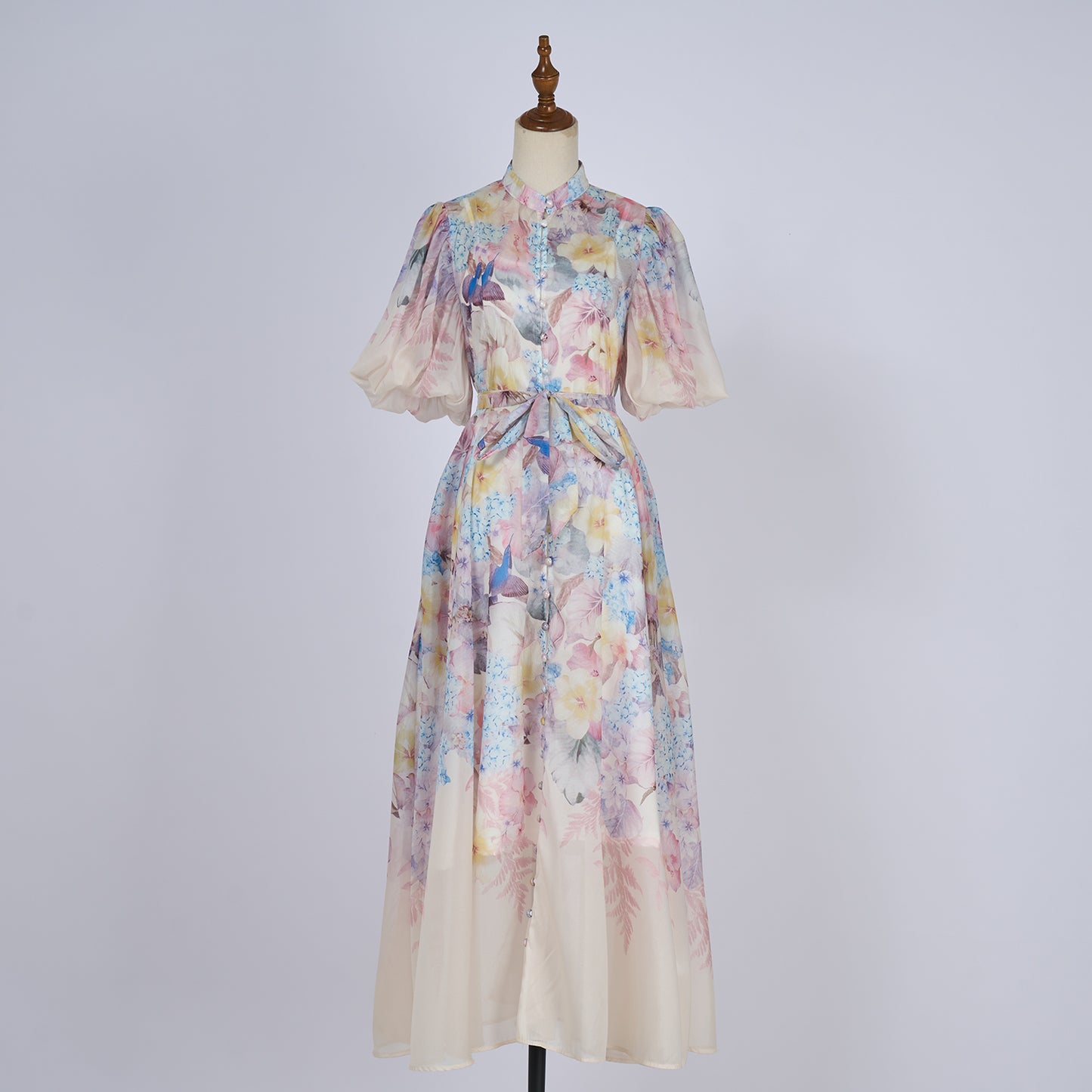 Lady Elegant Short Sleeved Dress