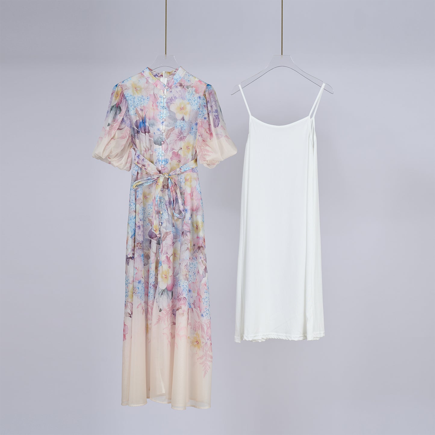 Lady Elegant Short Sleeved Dress
