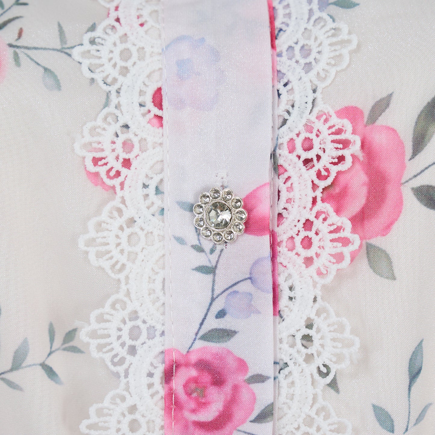Long Sleeve Printed Buttons Of The Belt Dress