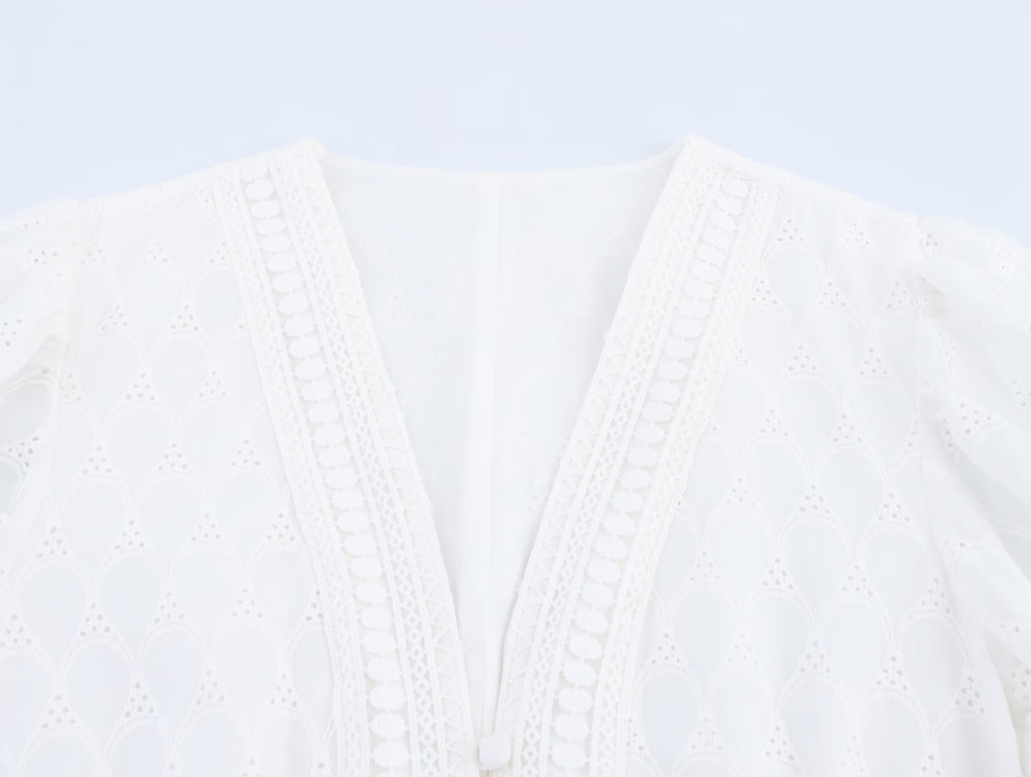 Cotton Embroidery Tea Dress