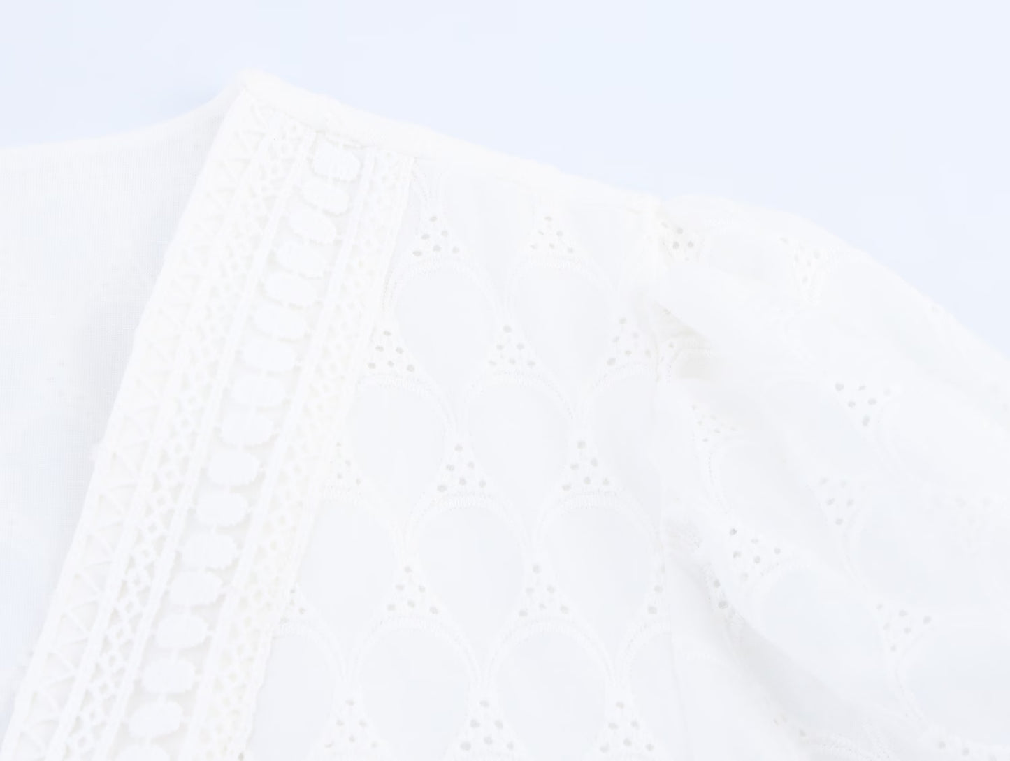 Cotton Embroidery Tea Dress