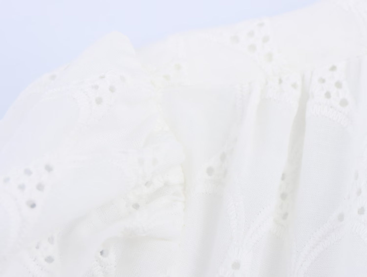 Embroidered Short Sleeve Midi Dress