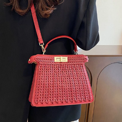 Woven Large Capacity Handbag