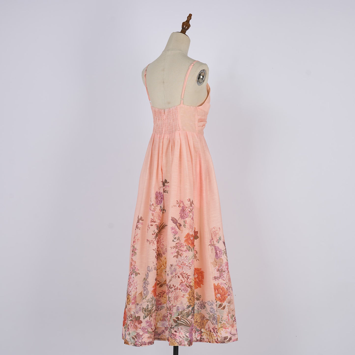 Women Summer Halter Floral Sleeveless Design Maxi Dress