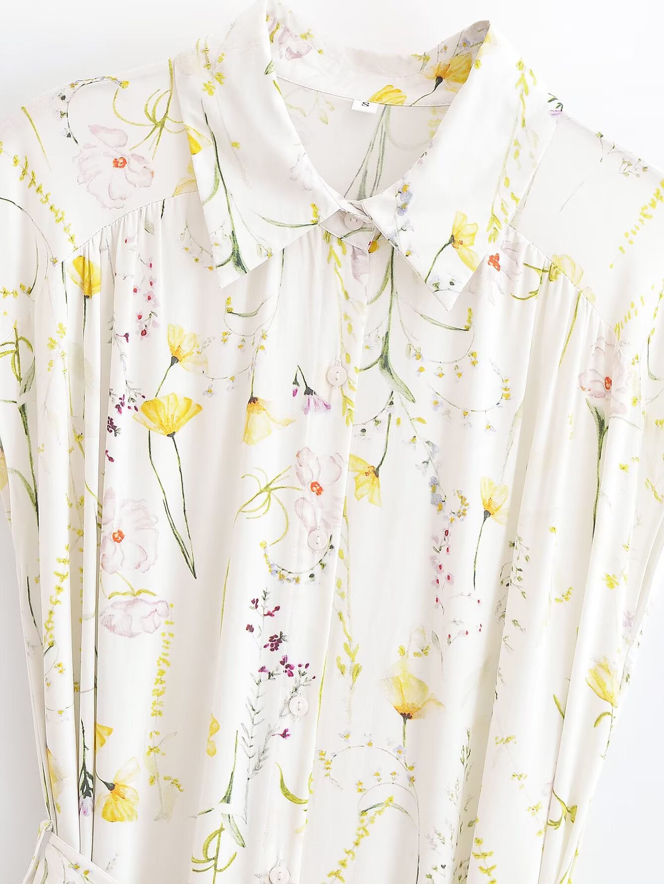 Printed Bohemian Beach Belt Dress