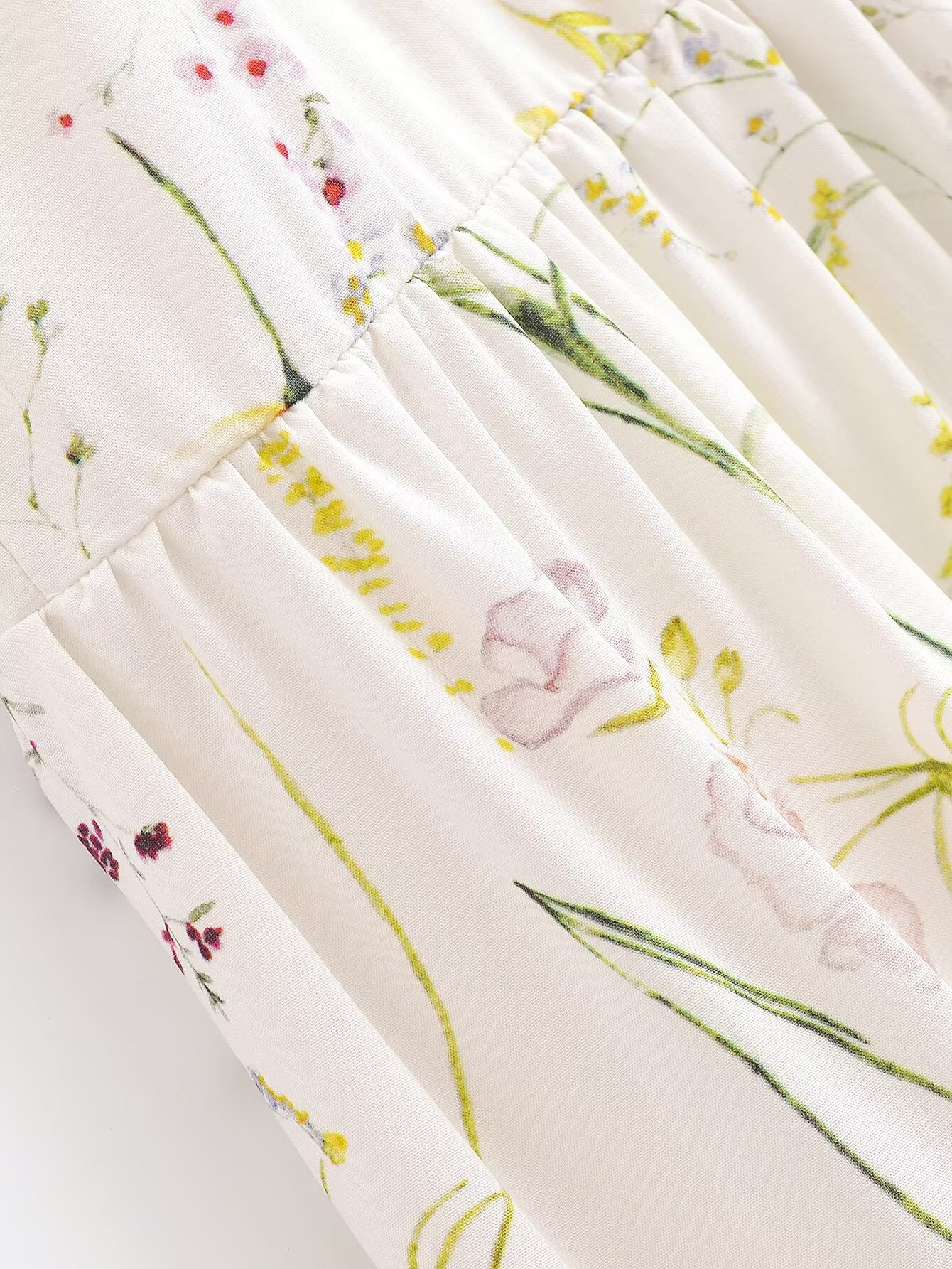 Printed Bohemian Beach Belt Dress