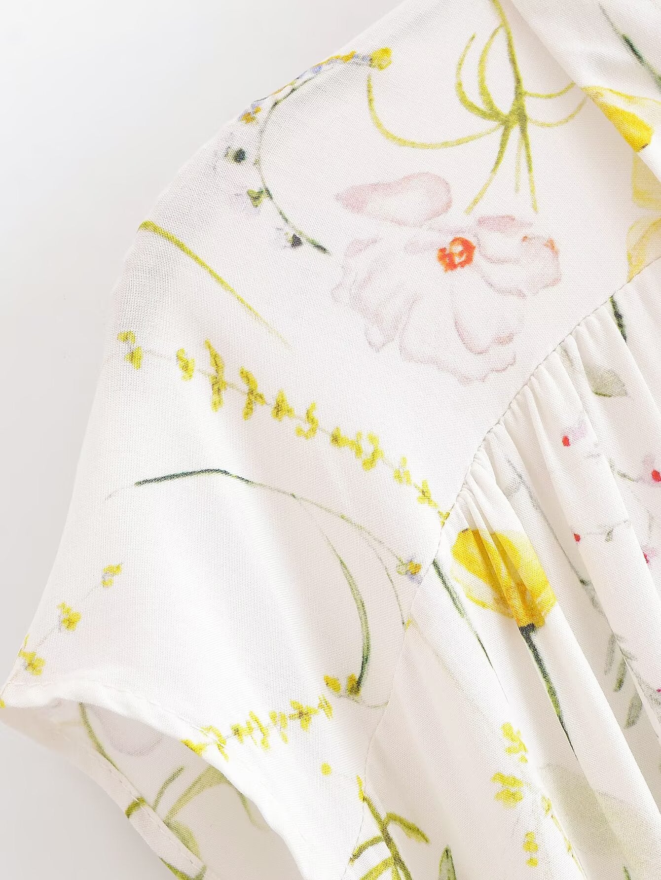 Printed Bohemian Beach Belt Dress