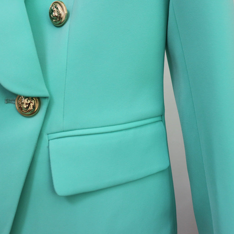 Mint Double Breasted Blazer