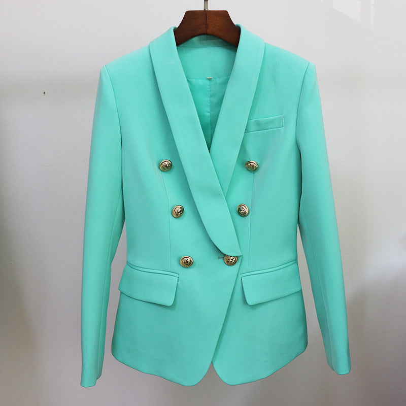 Mint Double Breasted Blazer