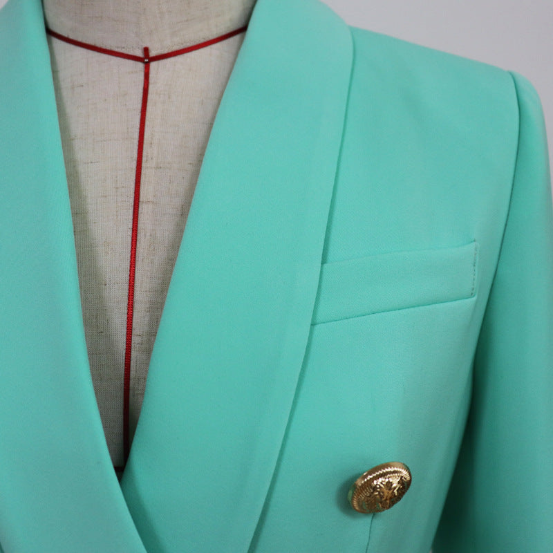 Mint Double Breasted Blazer