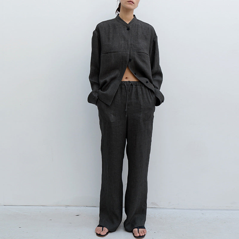 Pure Linen Loose Pants