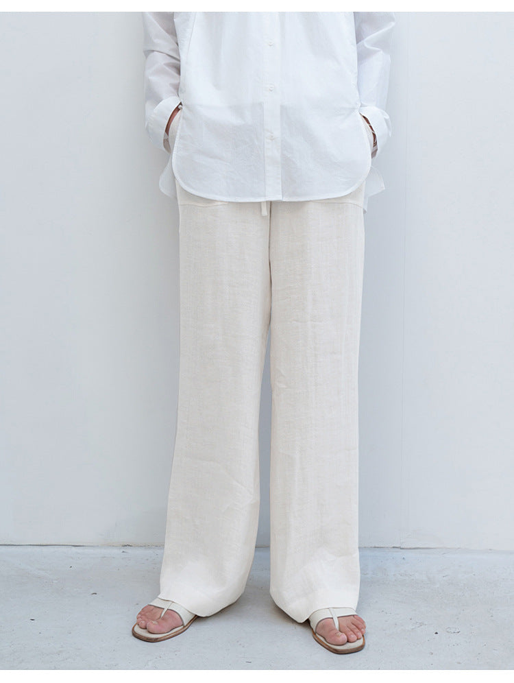 Pure Linen Loose Pants