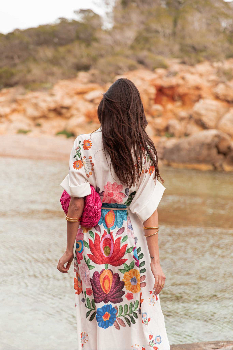 Casual Beach Dress Seaside Vacation Robe