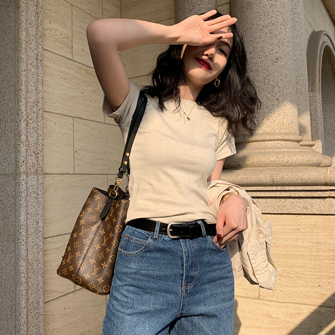 Basic Cotton Short Sleeve T-shirt