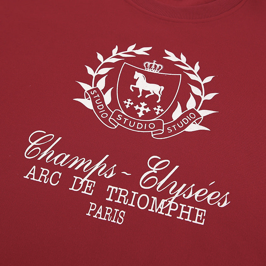 Soft French Burgundy Sweatshirt
