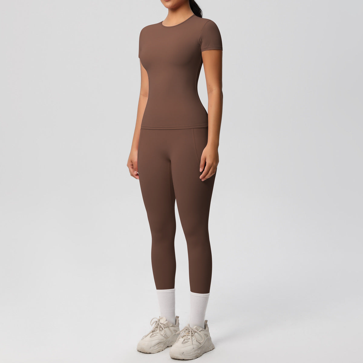 Short Sleeve Breathable Top & Pants Set