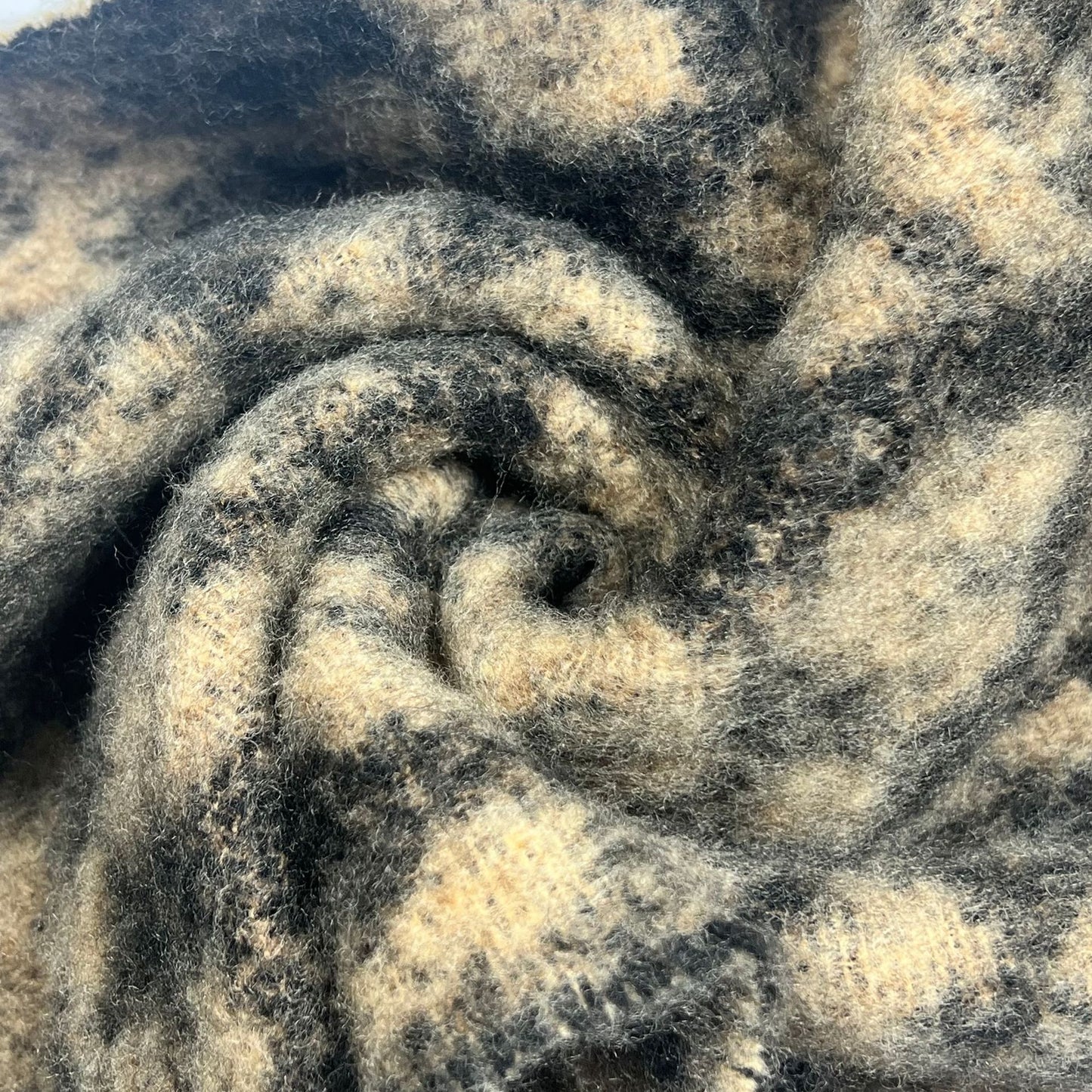 Leopard Print Tassel Scarf