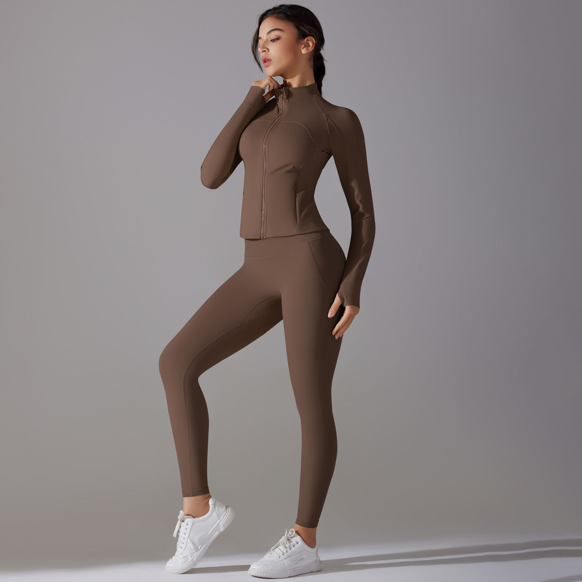 Long Sleeve Zipper Jacket & Pants Set