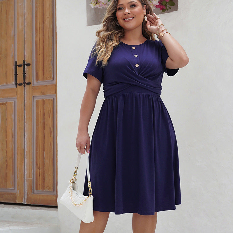 Casual Navy Dress