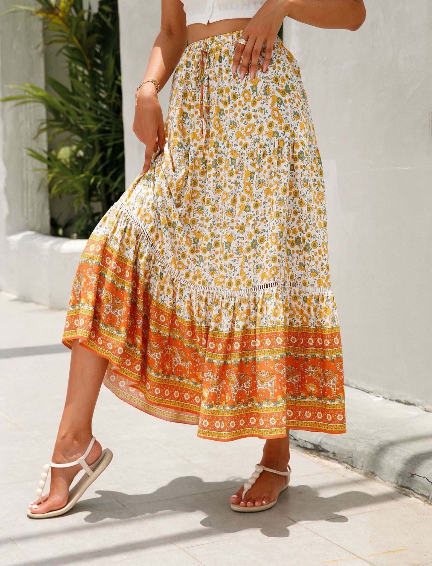Bohemian Beach Skirt