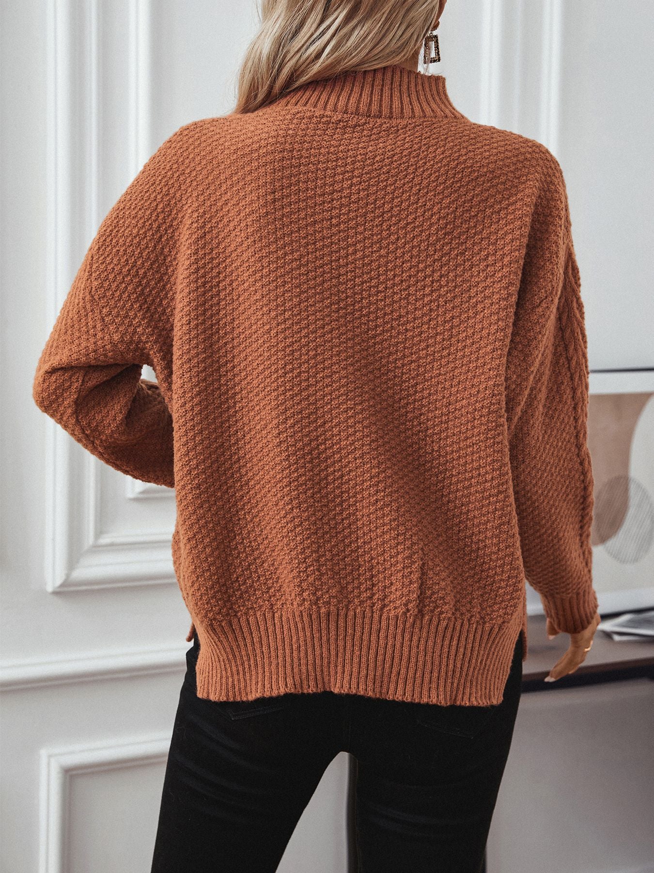 Half Turtleneck Sweater
