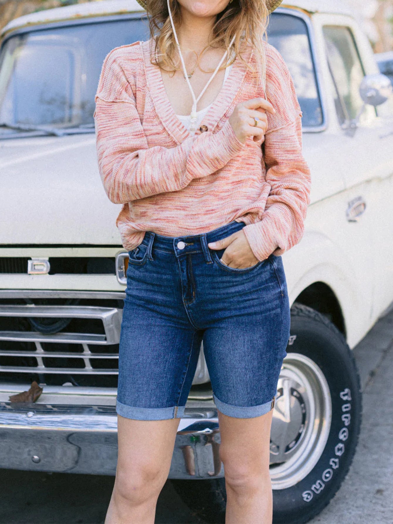 Casual Slim Fit Denim Shorts