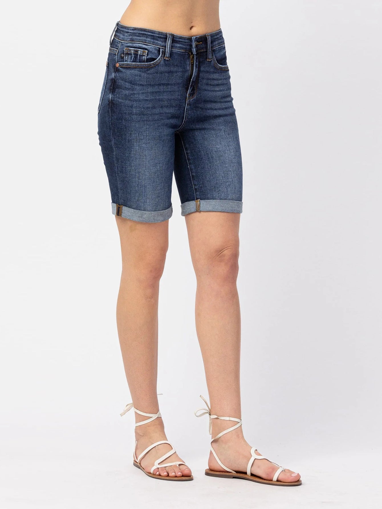 Casual Slim Fit Denim Shorts