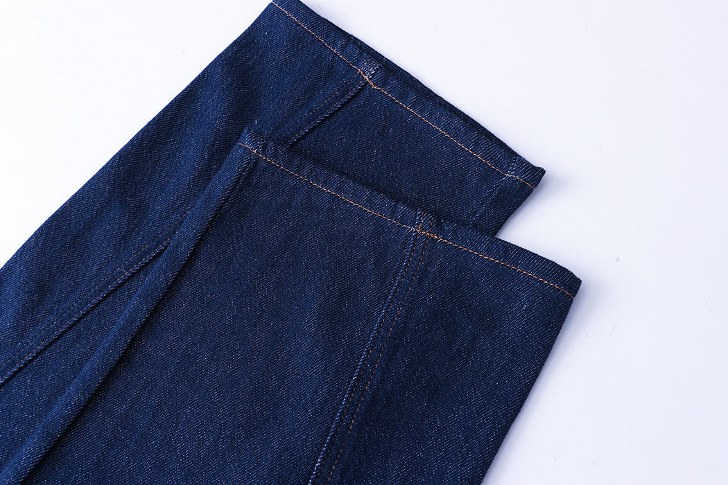 Midline Straight Wide Leg Jeans