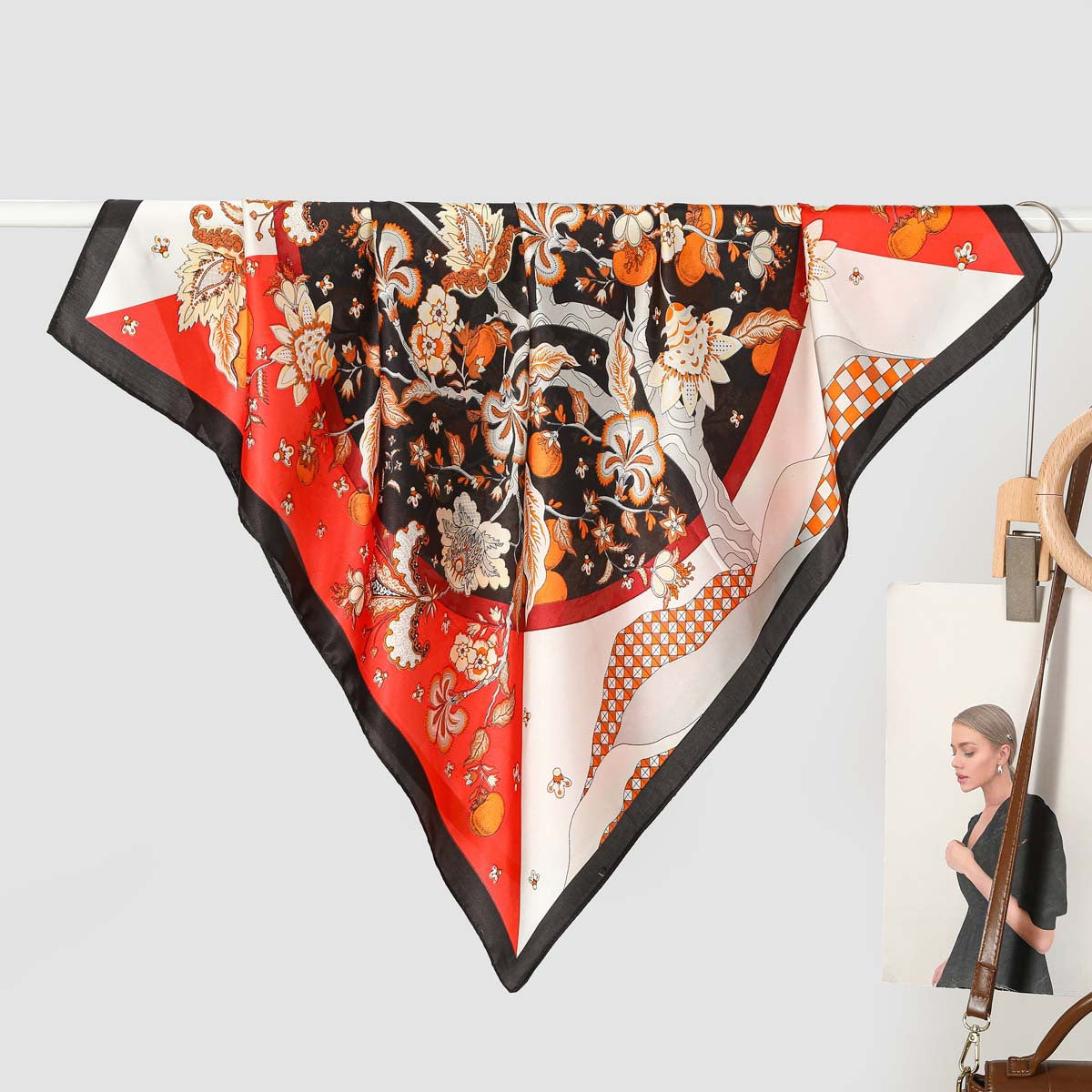 Four Seasons Artificial Silk Scarf