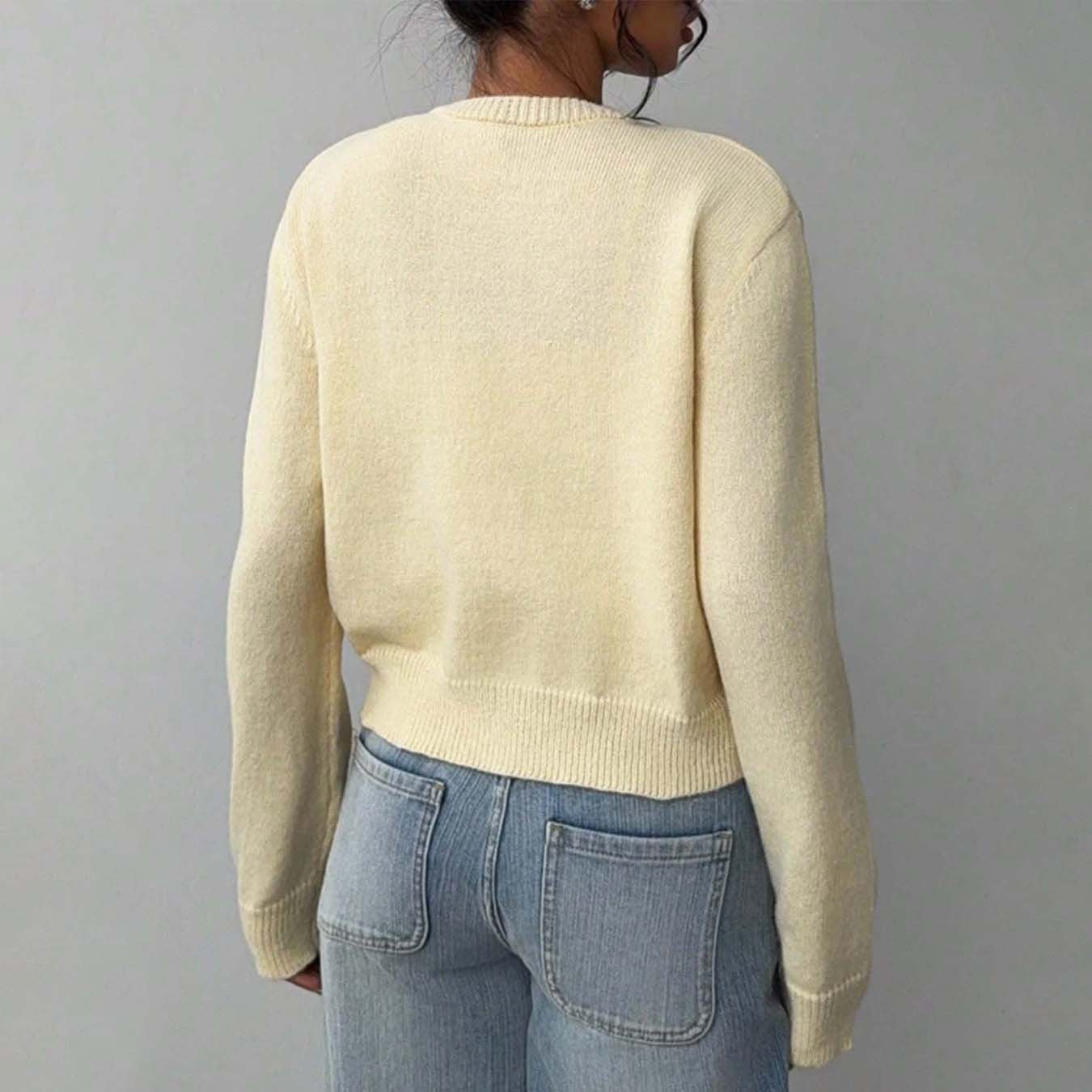 Soft Yellow Cardigan