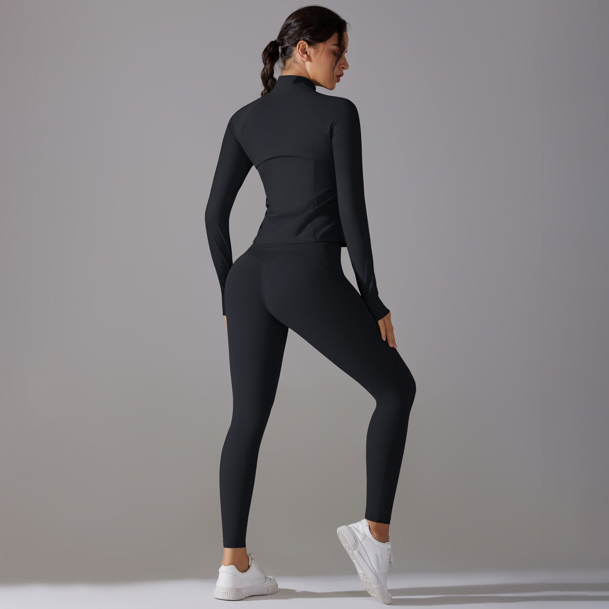 Long Sleeve Zipper Jacket & Pants Set