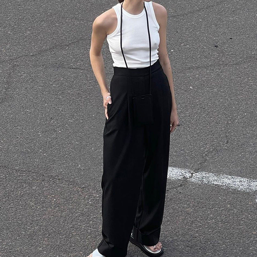 Black Mopping Work Pants