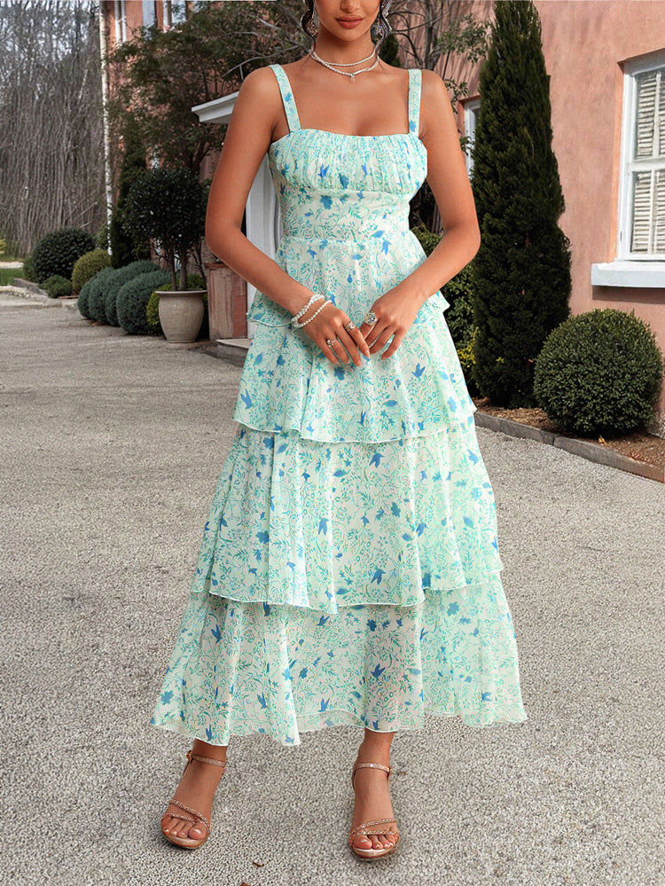 Graceful Mori Classic Floral Dress