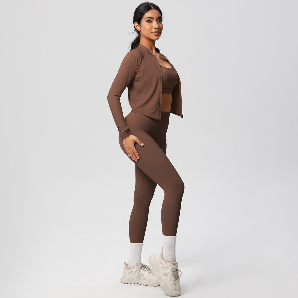 Double Sided Brushed Tight Three Piece Set