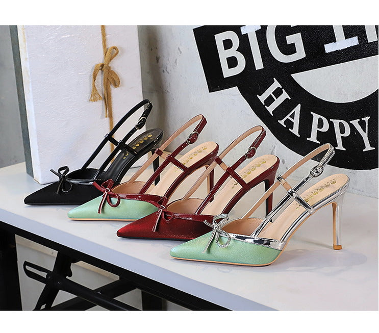 Bow Stiletto High Heels