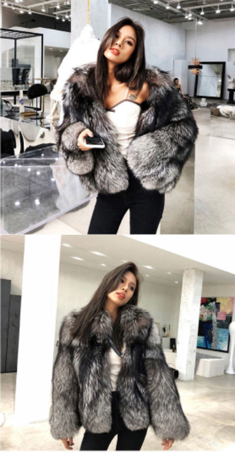 Short Faux Fur Coat