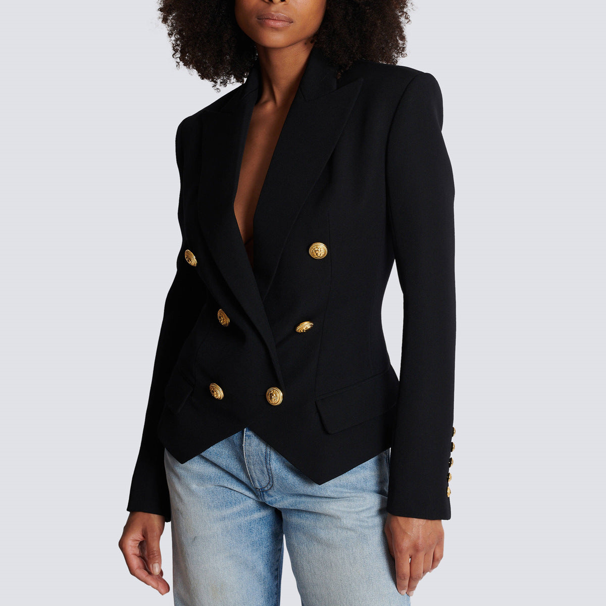 Classic Black Slimming Blazer