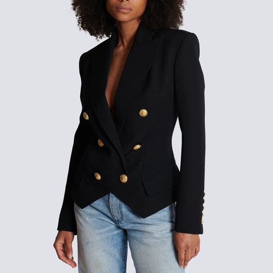 Classic Black Slimming Blazer