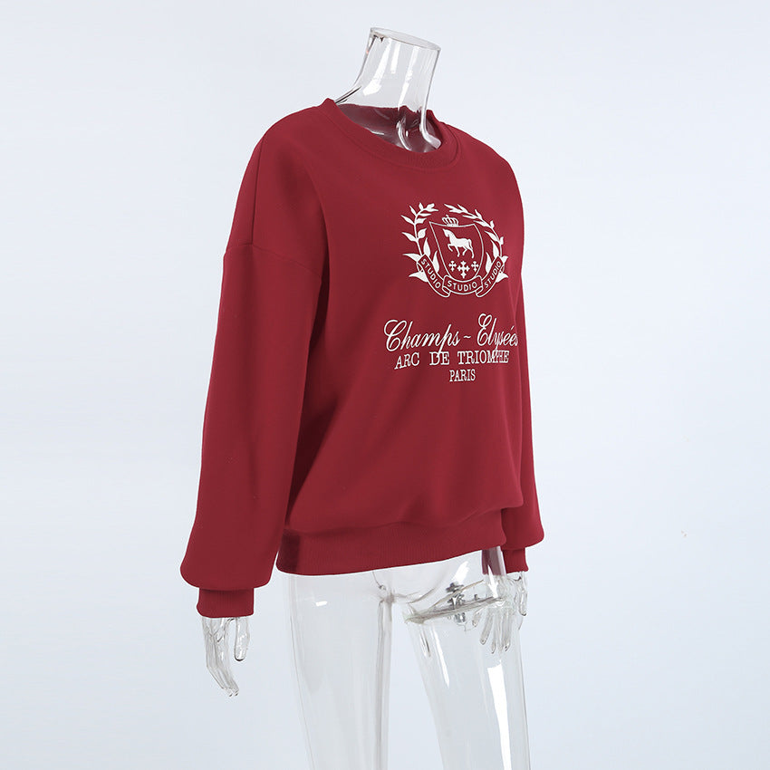 Soft French Burgundy Sweatshirt