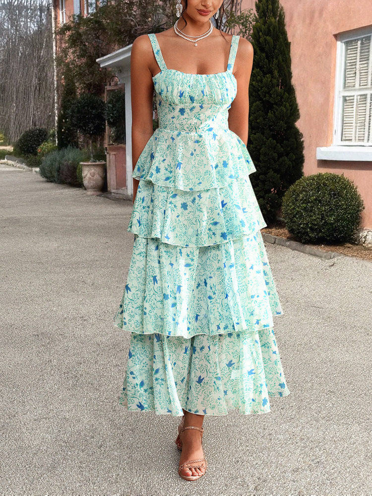 Graceful Mori Classic Floral Dress