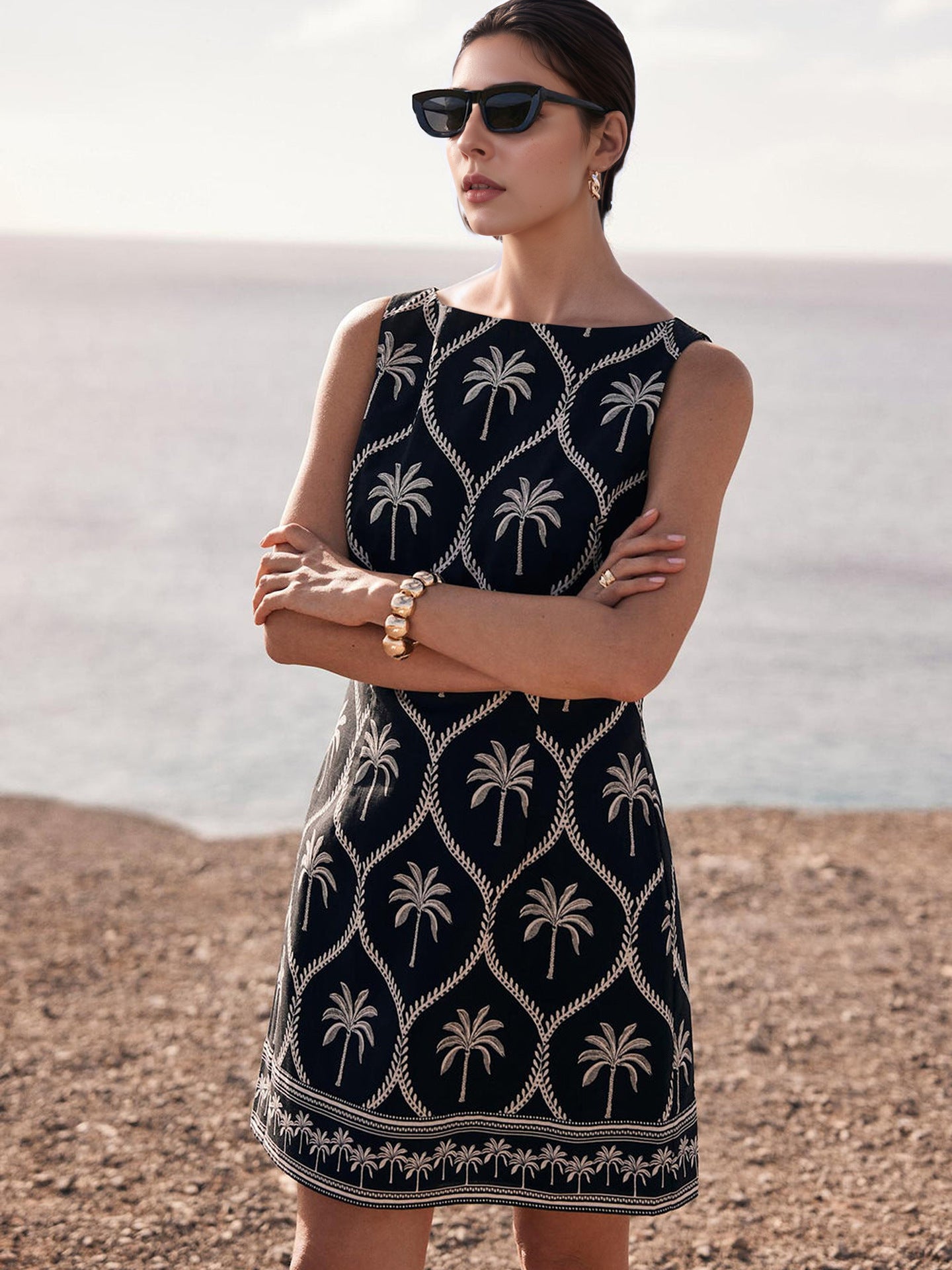 Floral Embroidery Dress