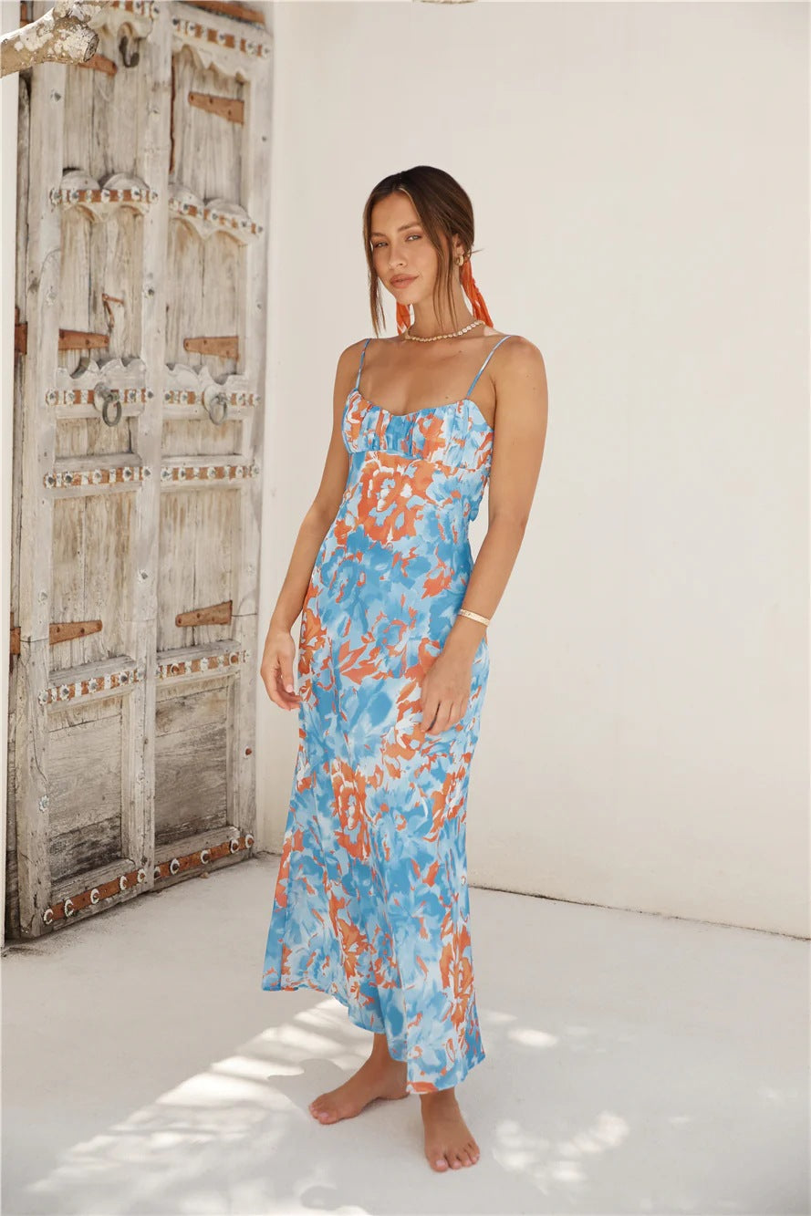 Amelia Low Cut Sling Dress