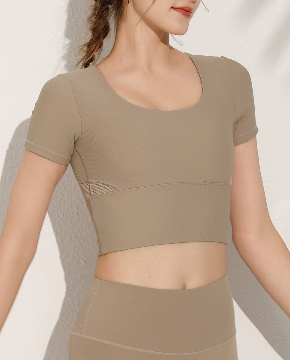 Sports Ribbed T Shirt